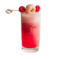 RASPBERRY AND LYCHEE SOUR