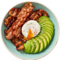 Bacon, Poached Egg & Avocado
